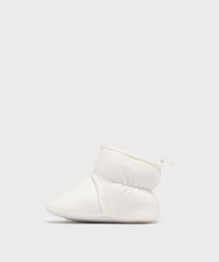 Chaussons de naissance montants en jersey à scratch bébé fille vue3 - LITTLE LOVE GEMO FOR GOOD - GEMO