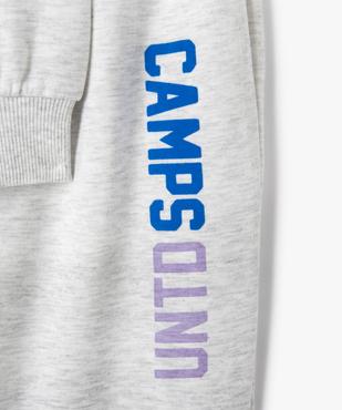 Pyjama fille en molleton doux - Camps United vue2 - CAMPS UNITED - GEMO