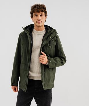 Parka doublée à capuche homme vue1 - GEMO (HOMME) - GEMO