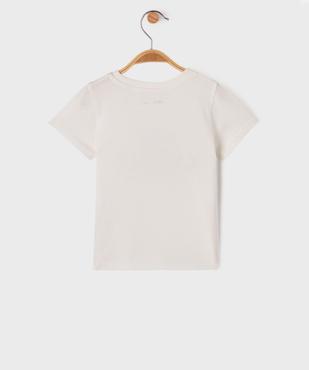 Tee-shirt manches courtes à message bébé garçon vue3 - GEMO(BEBE DEBT) - GEMO