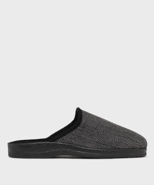 Chaussons mules confort à motifs chevrons homme vue1 - G'FLEX GEMO FOR GOOD - GEMO