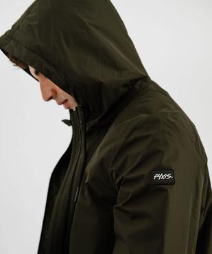 Blouson imperméable à capuche homme vue3 - GEMO 4G HOMME - GEMO