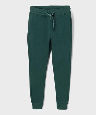 Pantalon de jogging avec intérieur molletonné garçon vue1 - GEMO (ENFANT) - GEMO