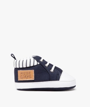 Chaussons bébé fille babies en velours - LuluCastagnette vue1 - GEMO 4G BEBE - GEMO
