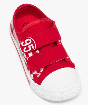 Tennis garçon en toile fermeture scratch – Flash Mc Queen vue5 - CARS - GEMO