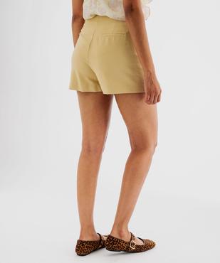 Jupe-short élégante à boutons décoratifs femme vue3 - GEMO(FEMME PAP) - GEMO