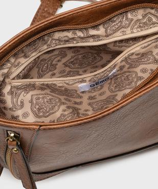 Sac à bandoulière réglable avec poches zippées femme vue3 - GEMO (ACCESS) - GEMO