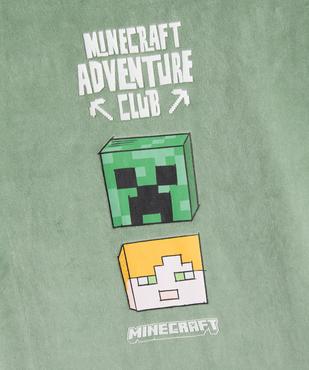 Pyjama en velours bicolore garçon - Minecraft vue2 - MINECRAFT - GEMO