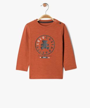 Tee-shirt manches longues imprimé en coton bébé garçon - LuluCastagnette vue1 - LULUCASTAGNETTE - GEMO