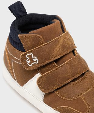 Chaussons de naissance look boots à scratch bébé - LuluCastagnette vue6 - LULU CASTAGNETTE GEMO FOR GOOD - GEMO