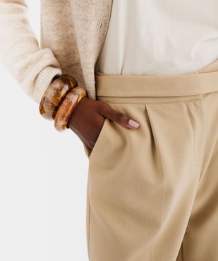 Pantalon large élégant à plis femme vue5 - GEMO(FEMME PAP) - GEMO