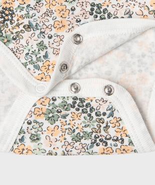 Bodies manches longues bébé fille (lot de 3) vue6 - GEMO 4G BEBE - GEMO