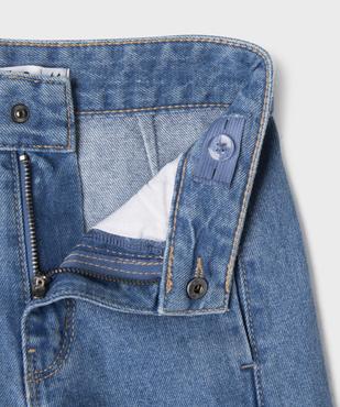 Jean wide leg en denim 100 % coton fille vue3 - GEMO (ENFANT) - GEMO