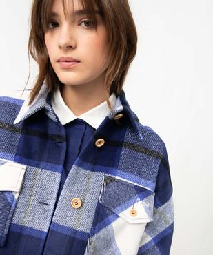 Sur-chemise femme à carreaux - Camps United vue6 - CAMPS UNITED - GEMO