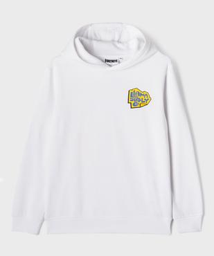Sweat à capuche avec large motif dos garçon - Fortnite vue2 - FORTNITE - GEMO