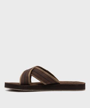 Mules à larges brides croisées homme - Lee Cooper vue3 - LEE COOPER - GEMO