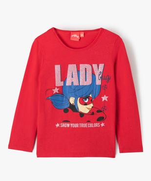 Tee-shirt fille à manches longues imprimé Lady Bug - Miraculous vue1 - MIRACULOUS - GEMO