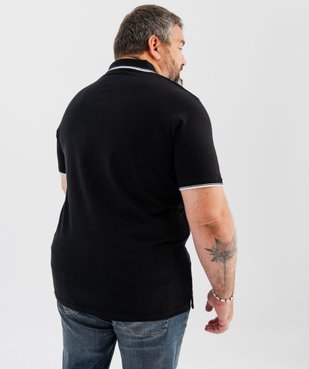Polo à manches courtes et finitions fantaisie homme vue10 - GEMO 4G HOMME - GEMO