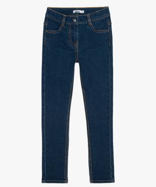 Jean fille coupe slim 4 poches en matière extensible vue1 - GEMO (ENFANT) - GEMO
