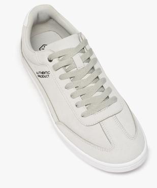 Baskets homme suédées à lacets style skateshoes vue5 - GEMO (SPORTSWR) - GEMO