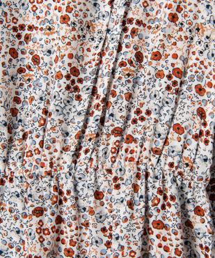 Robe à manches longues à motifs fleuris fille - LuluCastagnette vue2 - LULU CASTAGNETTE GEMO FOR GOOD - GEMO