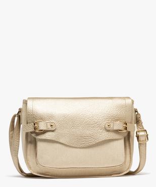 Sac à bandoulière en toile pailletée et cuir imitation femme vue1 - GEMO (ACCESS) - GEMO