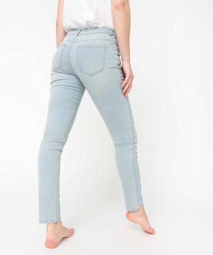 Jean femme délavé coupe slim vue7 - GEMO 4G FEMME - GEMO