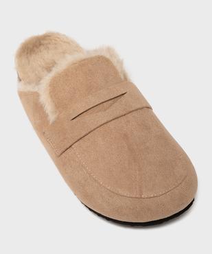 Chaussons mules en textile avec doublure chaude femme - Roadsign vue5 - ROADSIGN D - GEMO