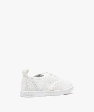 Chaussures en toile à lacets élastiques et bout en gomme fille vue5 - LOVELY WINGS - GEMO