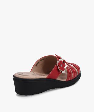 Mules femme confort ornées de fleurs - 5 Reflex Zones vue4 - 5 REFLEX ZONES - GEMO