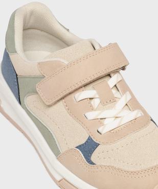 Baskets à scratch avec empiècements colorés garçon - 5 Miles vue6 - 5 MILES - GEMO