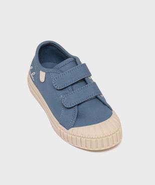 Tennis en toile à scratch et bout recouvert garçon - LuluCastagnette vue5 - LULUCASTAGNETTE - GEMO