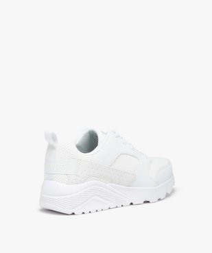 Baskets garçon unies à lacets - Skechers Unolite vue4 - SKECHERS - GEMO