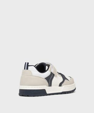 Baskets basses à scratch et lacets élastiques garçon - 5 Miles vue4 - 5 MILES - GEMO