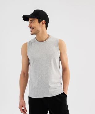 Débardeur à col rond uni homme vue6 - GEMO 4G HOMME - GEMO
