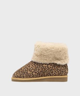 Boots fourrées à motif léopard fille vue3 - LOVELY WINGS - GEMO