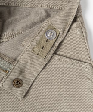 Jupe fille courte en coton stretch coupe trapèze vue2 - GEMO (ENFANT) - GEMO
