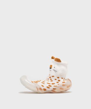 Chaussons chaussettes à motif félin bébé garçon vue3 - GEMO (ENFANT) - GEMO