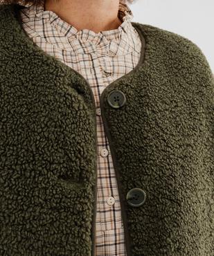 Veste sans manches en sherpa femme grande taille vue2 - GEMO 4G GT - GEMO