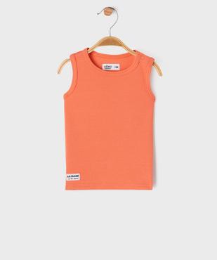 Débardeur en maille côtelée bébé garçon vue1 - GEMO(BEBE DEBT) - GEMO