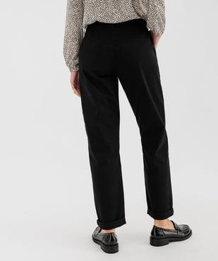 Pantalon chino en coton stretch femme  vue3 - GEMO(FEMME PAP) - GEMO