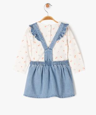 Ensemble 2 pièces bébé fille : robe + tee-shirt à manches longues vue5 - GEMO 4G BEBE - GEMO