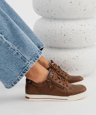 Baskets basses avec touches scintillantes femme - Valentina Baldano vue7 - VALENTINA BALDANO GEMO FORGOOD - GEMO