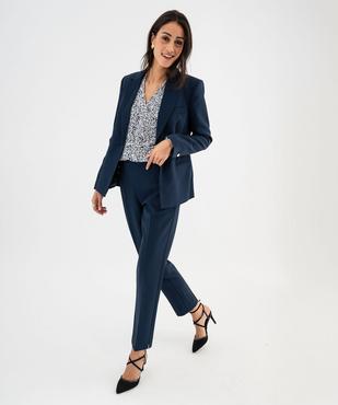 Veste de blazer coupe cintrée femme vue4 - GEMO(FEMME PAP) - GEMO