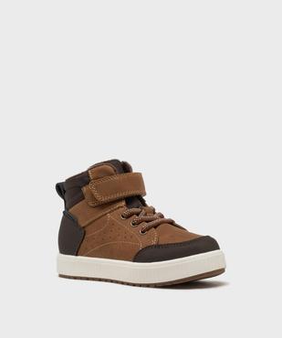 Boots fourrées à lacets élastiques et bride scratch garçon - Buggy Shoes vue2 - BUGGY - GEMO