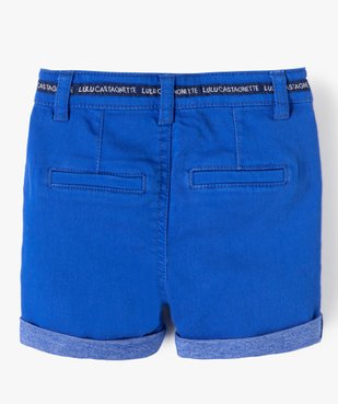 Bermuda bébé garçon extensible - LuluCastagnette vue5 - LULUCASTAGNETTE - GEMO