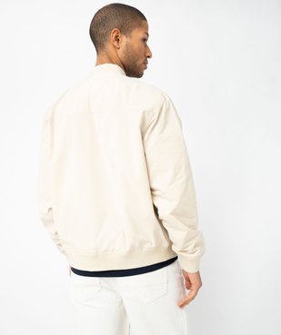 Blouson bomber zippé léger homme vue3 - GEMO (HOMME) - GEMO