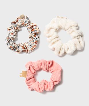 Chouchou en tissu fille (lot de 3) - LuluCastagnette vue1 - LULUCASTAGNETTE - GEMO