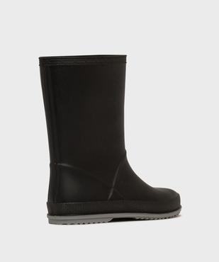 Bottes de pluie à semelle crantée contrastée garçon vue4 - 5 MILES - GEMO