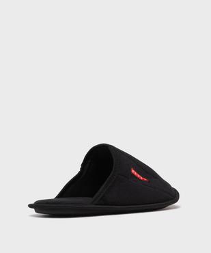 Chaussons mules en velours doux homme vue4 - GEMO 4G HOMME - GEMO